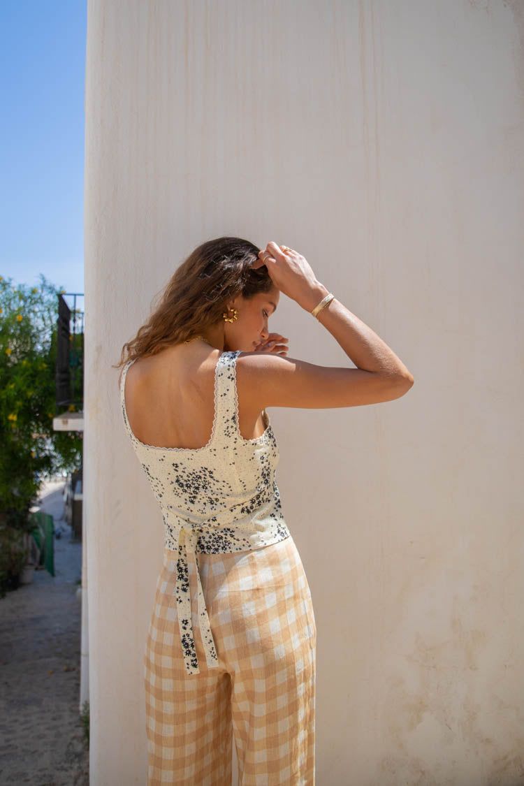 Love Language Button Front Top Bloom sold by Verge Girl product image thumbnail 4