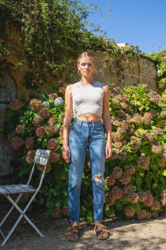 Levi's 80s Mom Jeans Dark Blue sold by Verge Girl