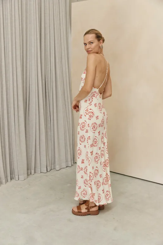 Galleria Bias Cut Maxi Dress Blyss sold by Verge Girl