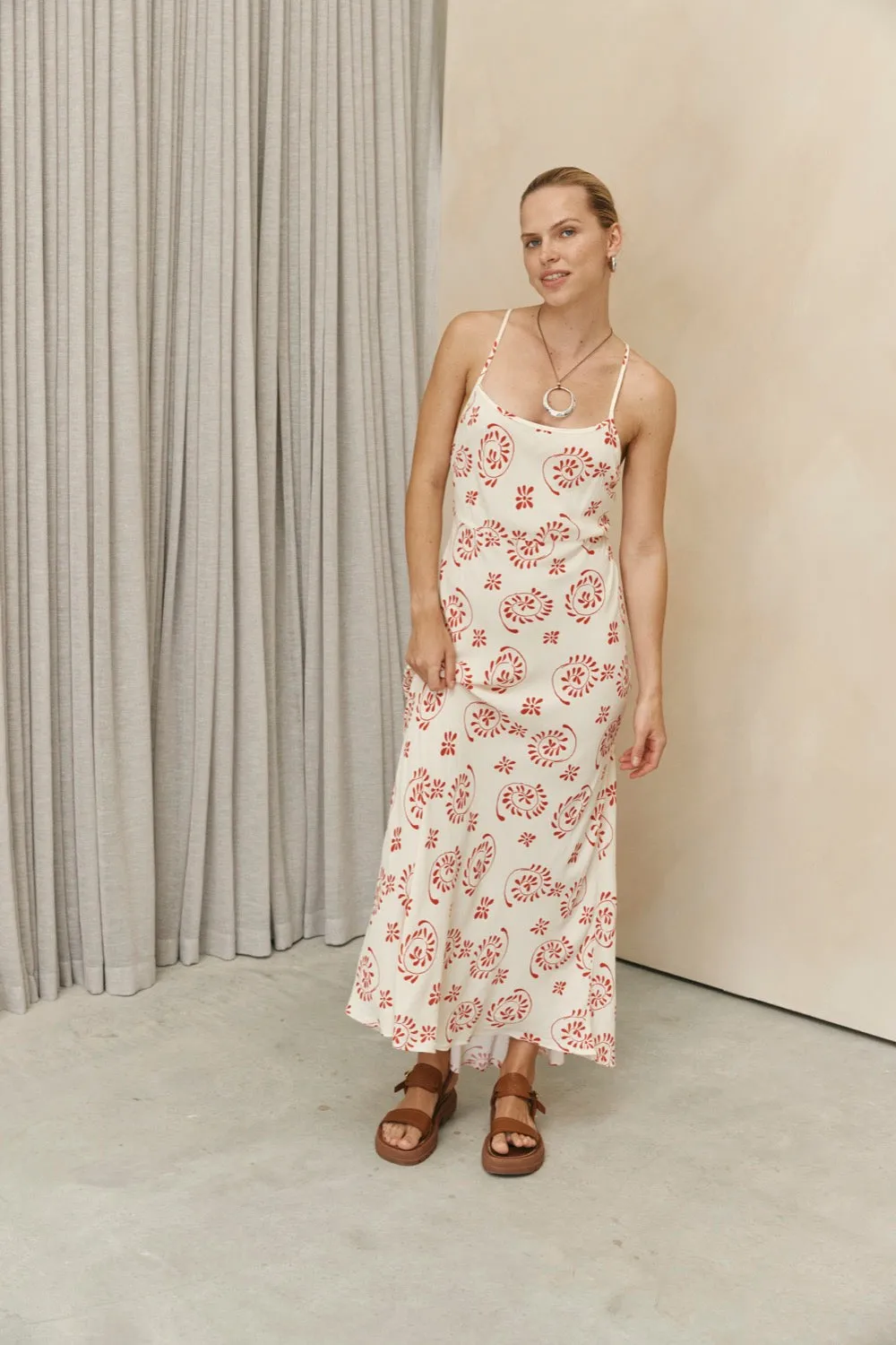 Galleria Bias Cut Maxi Dress Blyss sold by Verge Girl product image thumbnail 4