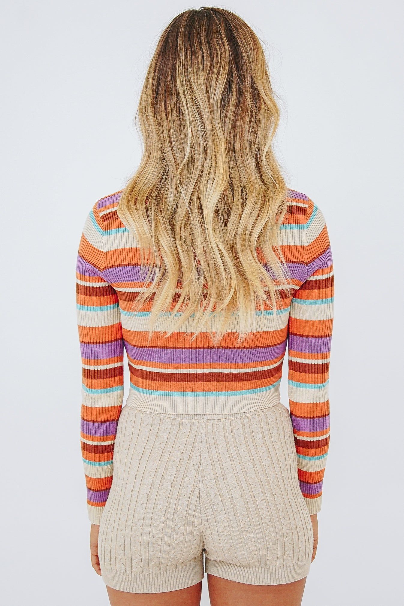 London Strolls Stripe Knit Top Multi sold by Verge Girl product image thumbnail 8