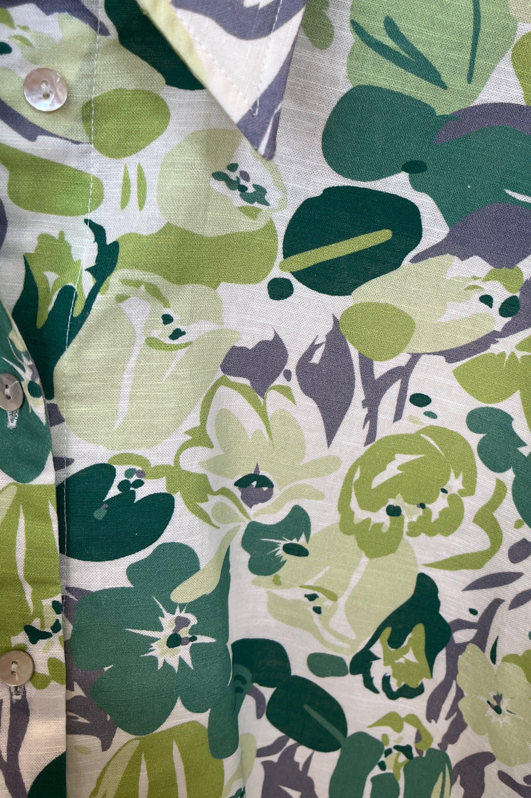 VRG GRL Sun Basking Button Up Shirt // Floral sold by Verge Girl product image thumbnail 9