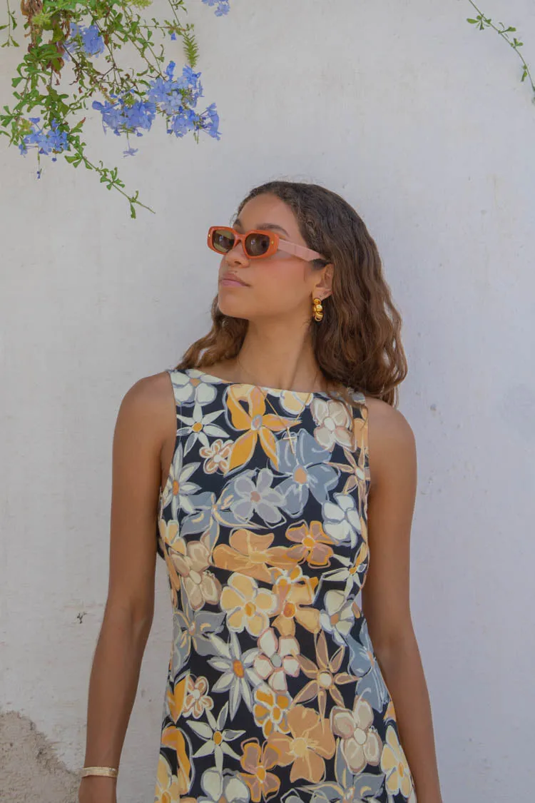 Art Of Bloom Bias Cut Maxi Dress Black sold by Verge Girl product image thumbnail 4