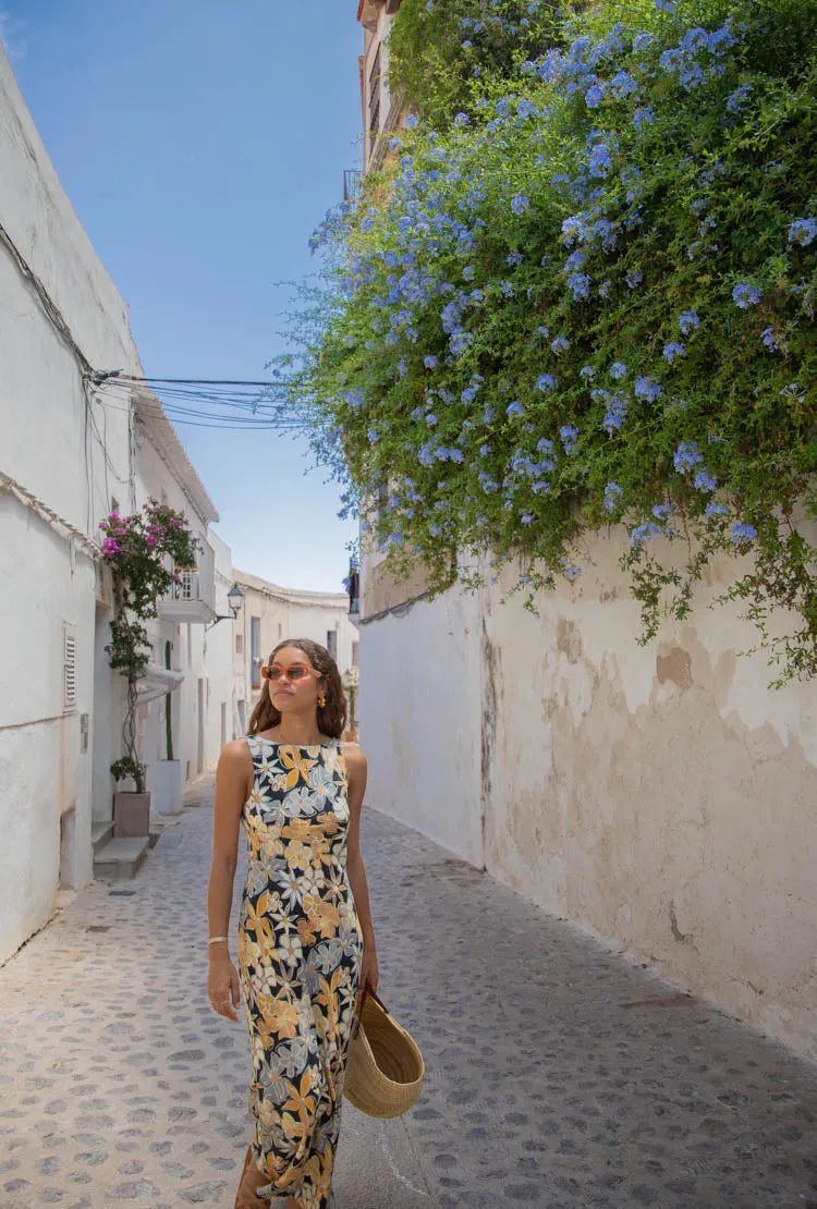 Art Of Bloom Bias Cut Maxi Dress Black sold by Verge Girl product image thumbnail 5