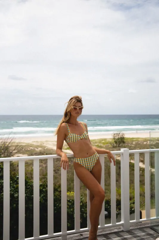 VRG GRL Sunset Hues Bikini Bottom // Check sold by Verge Girl