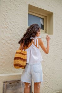 VRG GRL Slow Living Linen Top // White sold by Verge Girl