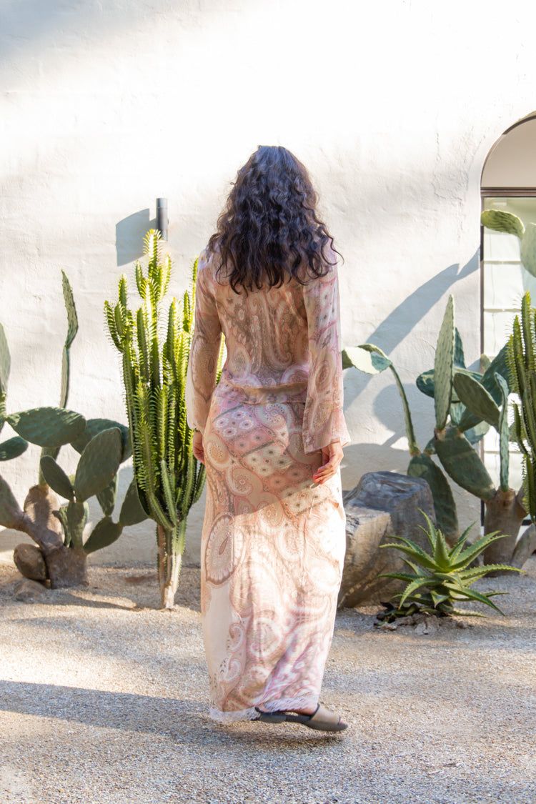 Paloma Bias Cut Maxi Skirt Paisley sold by Verge Girl product image thumbnail 6