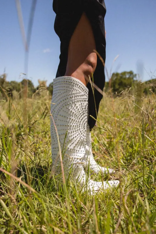 Billini Zachariah Boots // White sold by Verge Girl