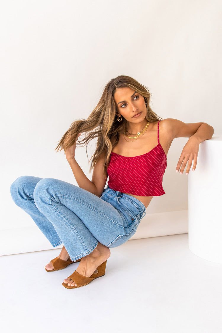 VRG GRL As The World Goes By Cami // Wine sold by Verge Girl