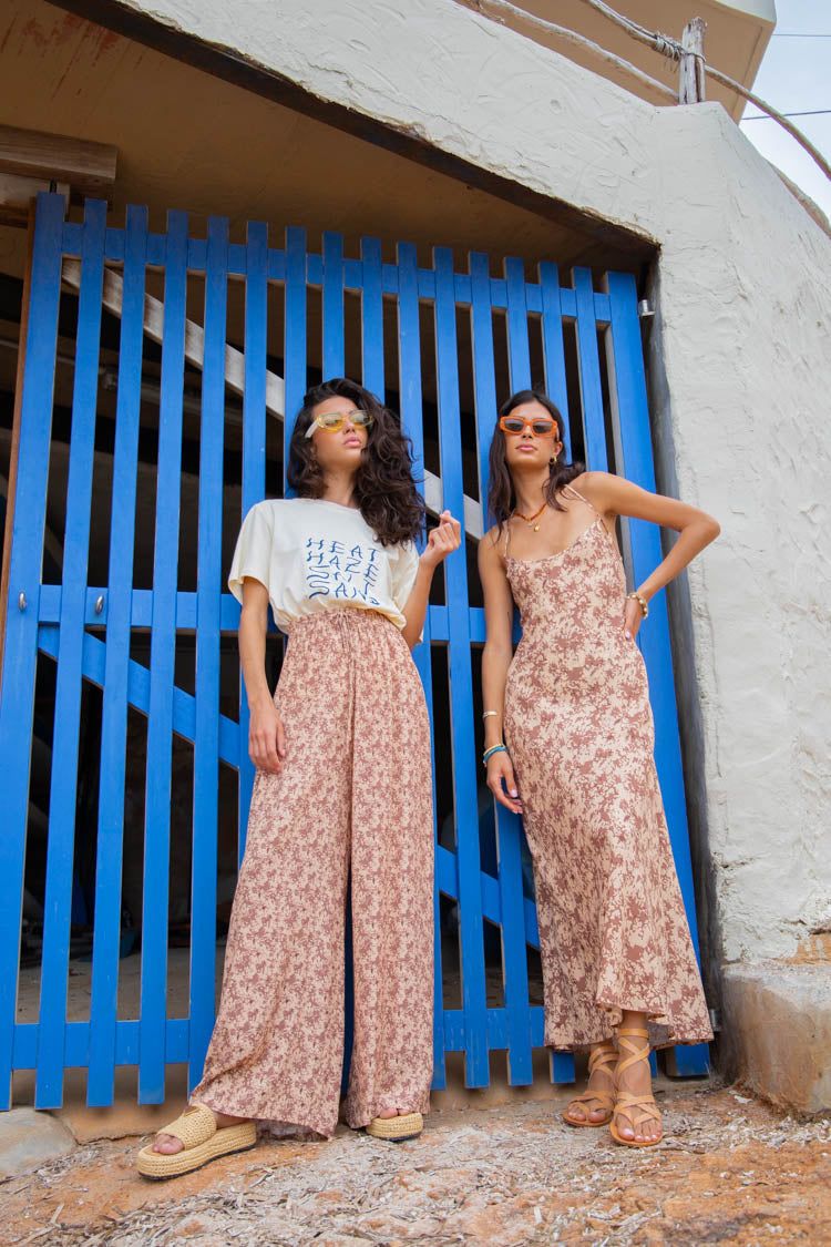 VRG GRL Sant Andrea Bias Cut Maxi Dress // Tan sold by Verge Girl product image thumbnail 6