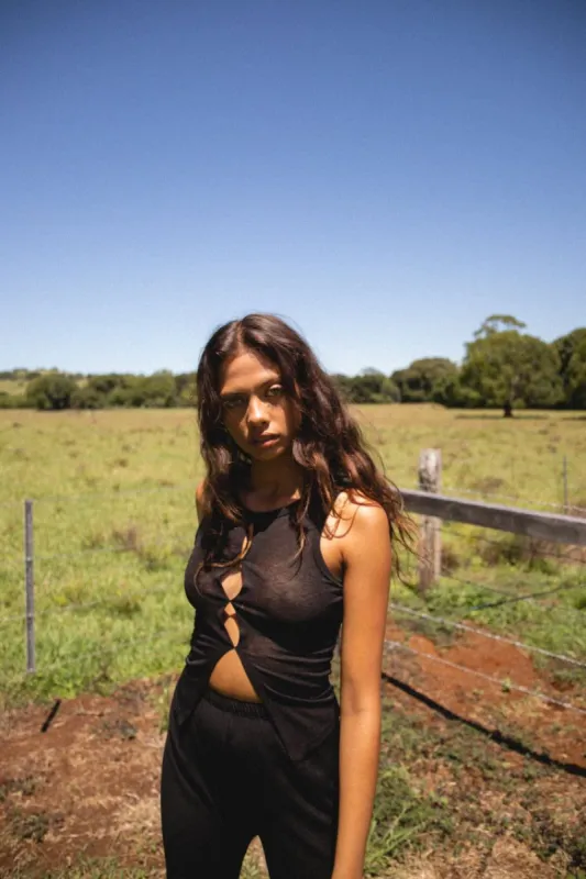 VRG GRL New Rules Tank // Black sold by Verge Girl