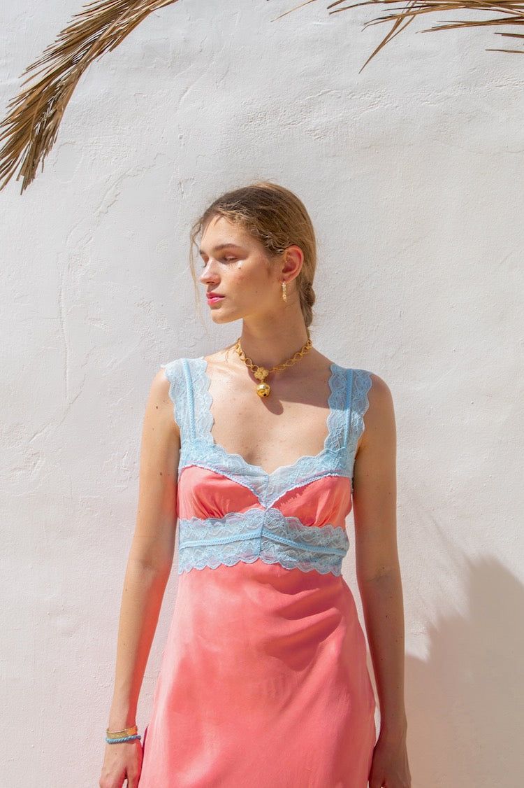 Romantica Bias Cut Maxi Dress Pink sold by Verge Girl product image thumbnail 2