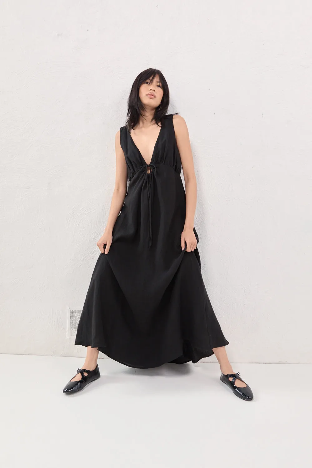 Anais Maxi Dress Black sold by Verge Girl