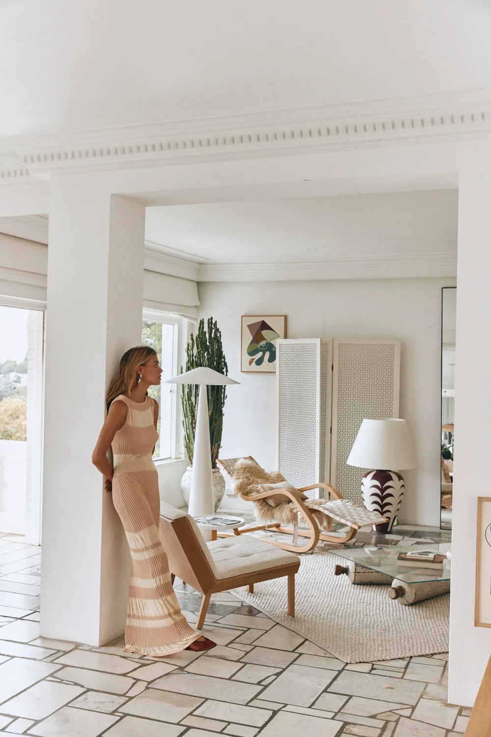 Rowan Knit Maxi Dress Nude sold by Verge Girl product image thumbnail 4