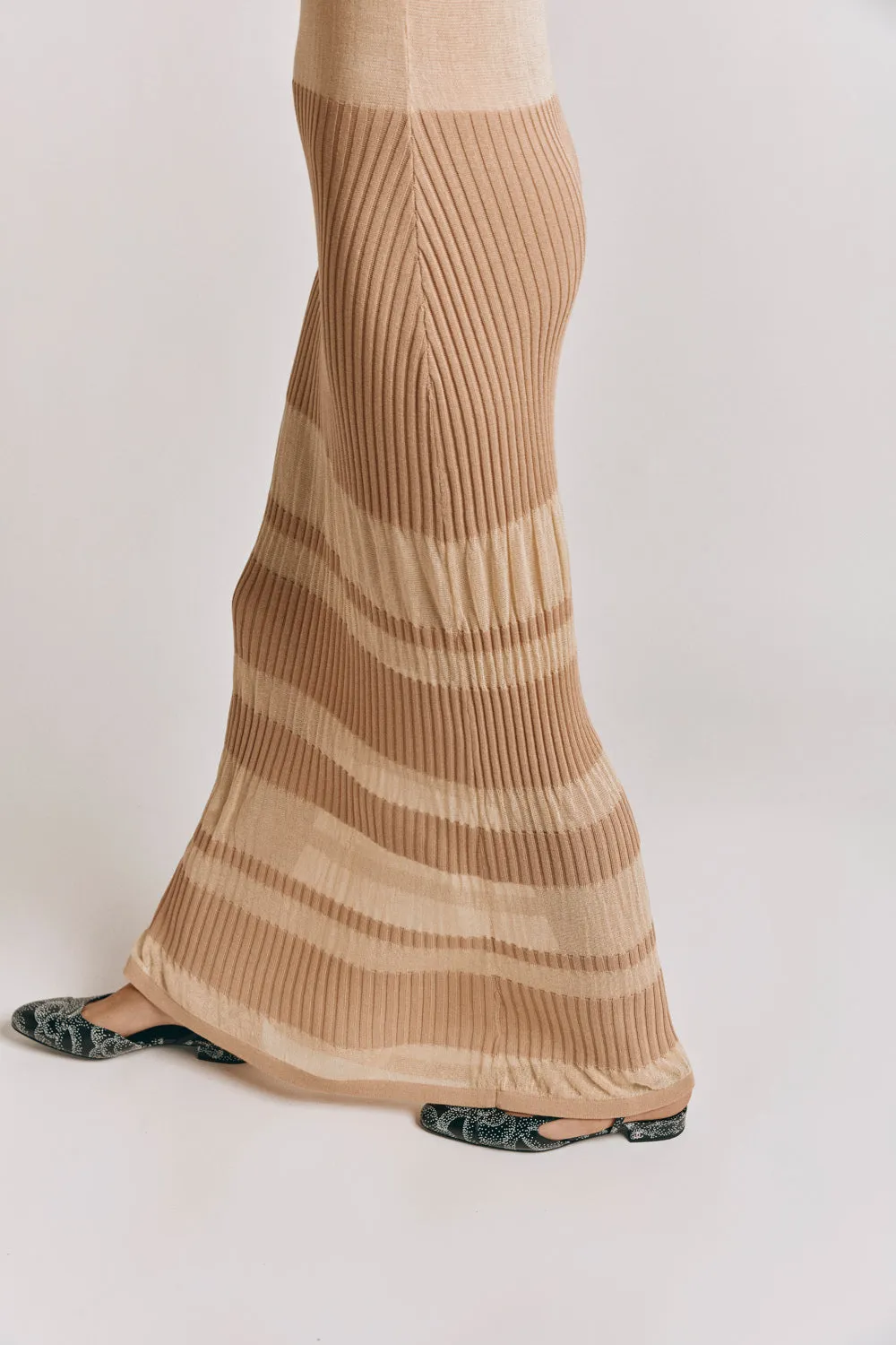 Rowan Knit Maxi Dress Nude sold by Verge Girl product image thumbnail 5