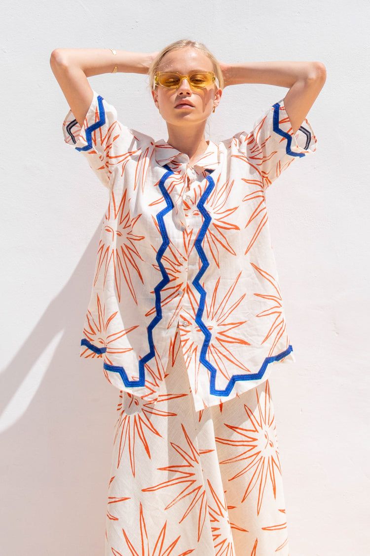 VRG GRL Aurora Linen Shirt // Sundazed sold by Verge Girl