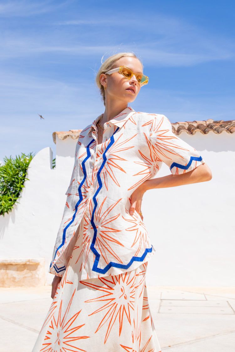 VRG GRL Aurora Linen Shirt // Sundazed sold by Verge Girl product image thumbnail 3