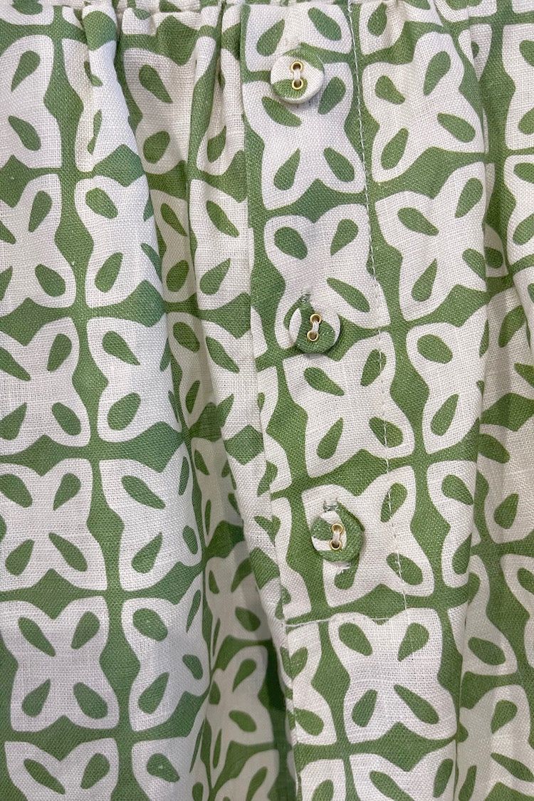 Sun Seeker Linen Shorts Sage sold by Verge Girl product image thumbnail 8