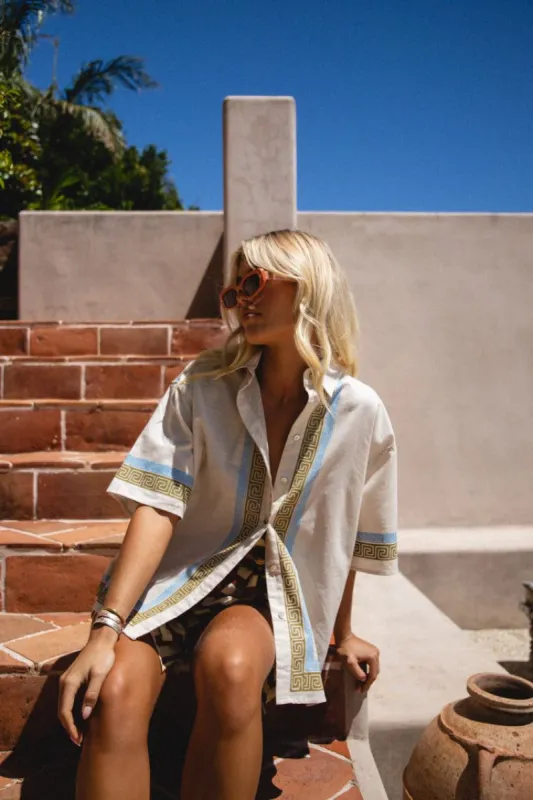 VRG GRL In The Tropics Button Up Shirt // Mirage sold by Verge Girl