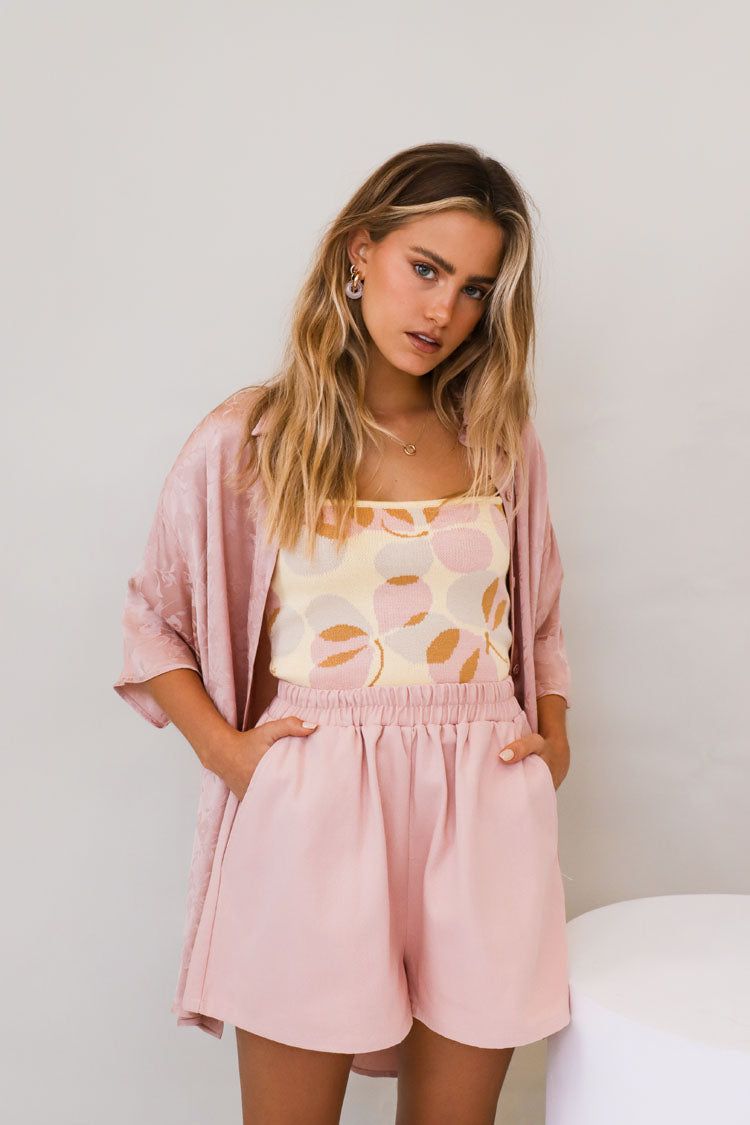 Ocean Dips Shorts Blush sold by Verge Girl