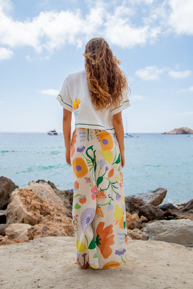 VRG GRL Fleuriste Linen Smock Top sold by Verge Girl product image thumbnail 9