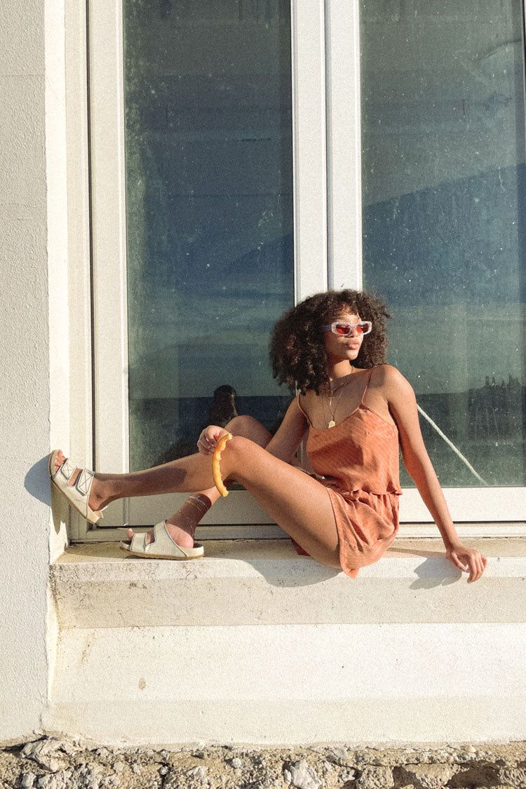 VRG GRL As The World Goes By Cami // Rust sold by Verge Girl product image thumbnail 8