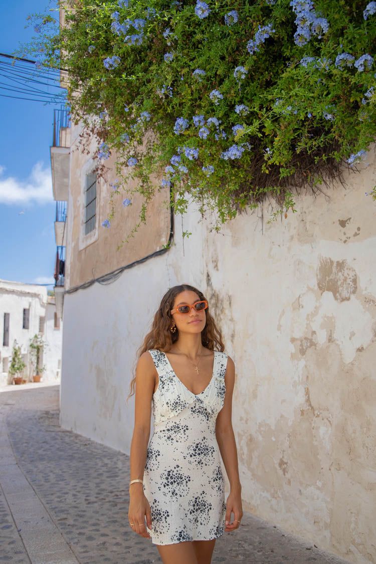 VRG GRL Claudette Bias Cut Mini Dress // Bloom sold by Verge Girl product image thumbnail 5