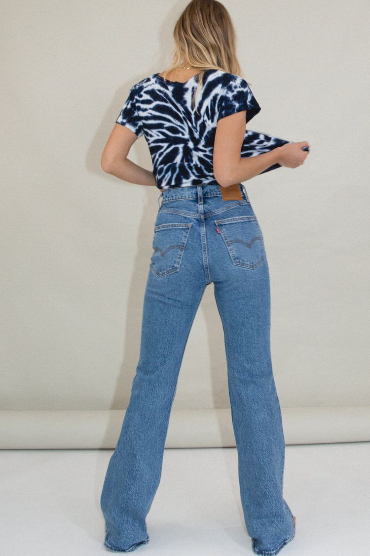 Levi's 70s High Flare Jeans // Blue sold by Verge Girl product image thumbnail 9