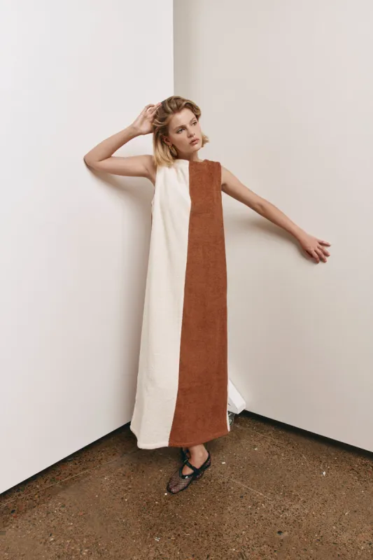 Anya Midi Dress Splice sold by Verge Girl