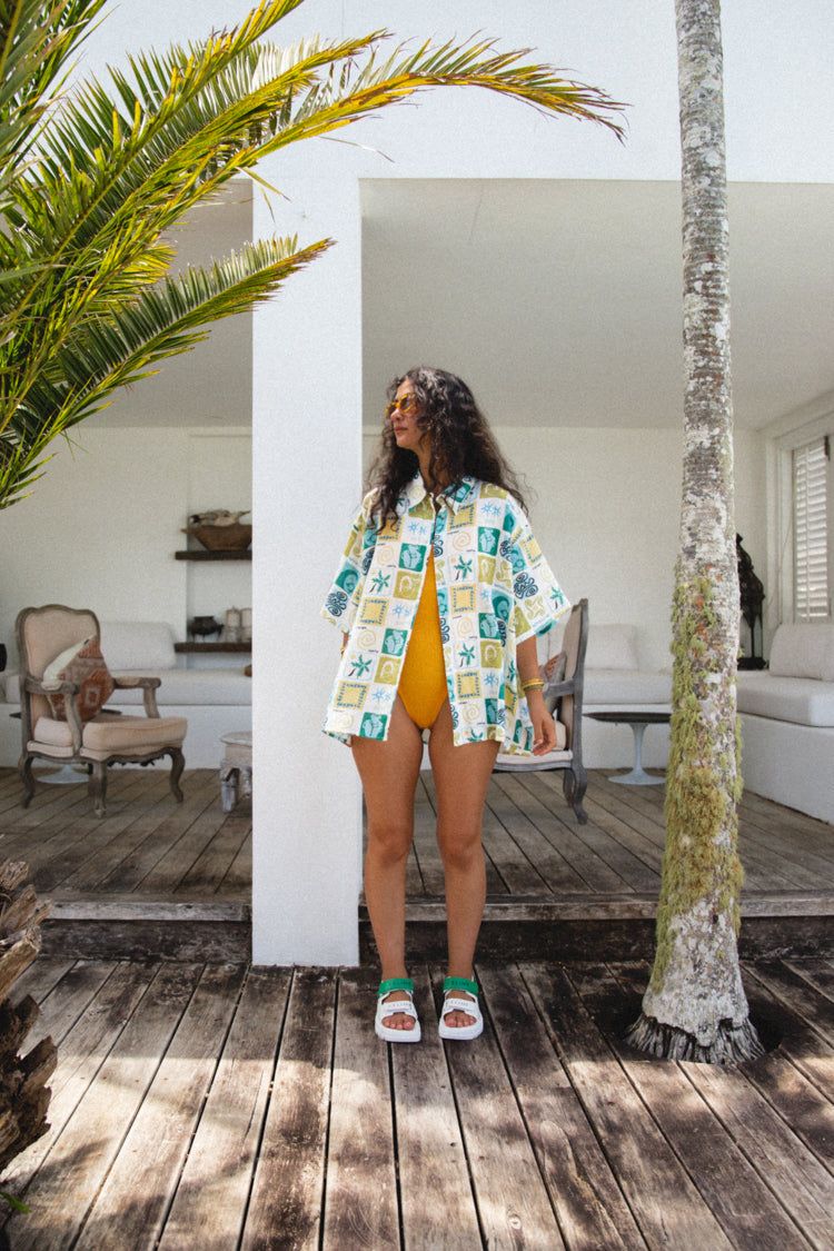 VRG GRL Wellness Club Button Up Shirt // Energy sold by Verge Girl