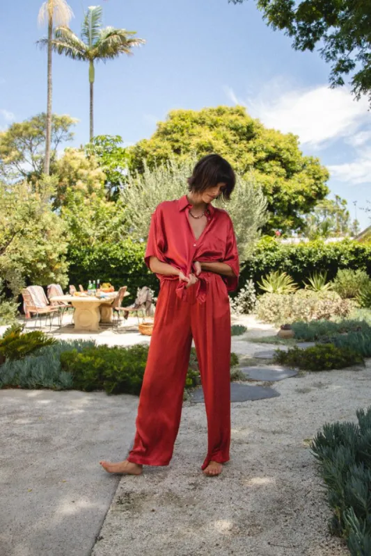 VRG GRL La Vita Pants // Wine sold by Verge Girl