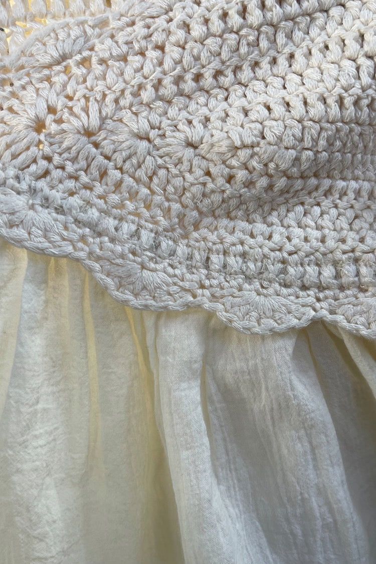 Summer Lover Crochet Top Cream sold by Verge Girl product image thumbnail 5