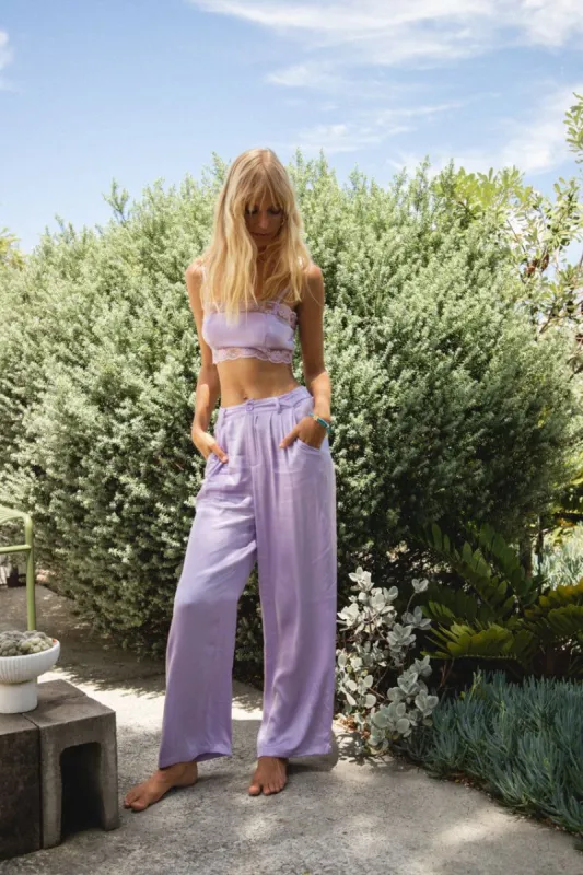 VRG GRL La Vita Pants // Lilac sold by Verge Girl