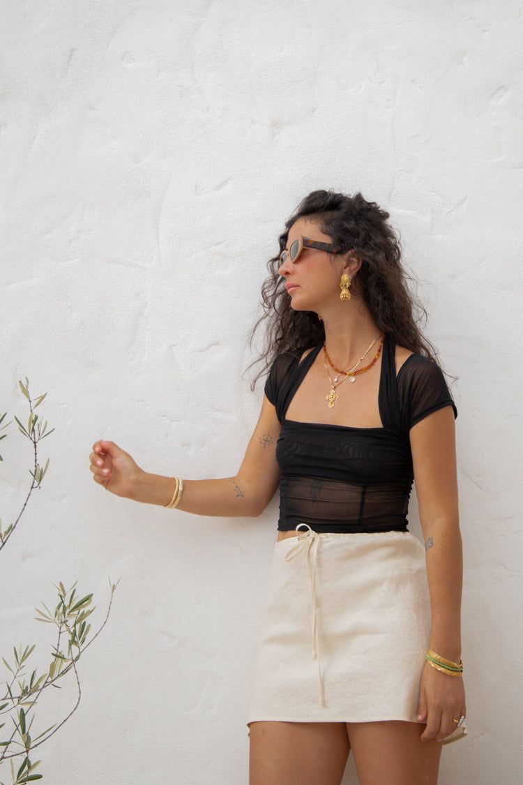 Del Carmen Mesh Top Black sold by Verge Girl product image thumbnail 4