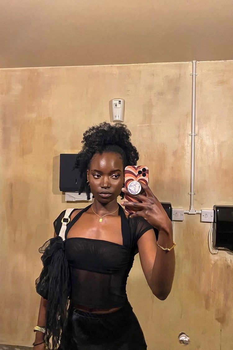 Del Carmen Mesh Top Black sold by Verge Girl product image thumbnail 3