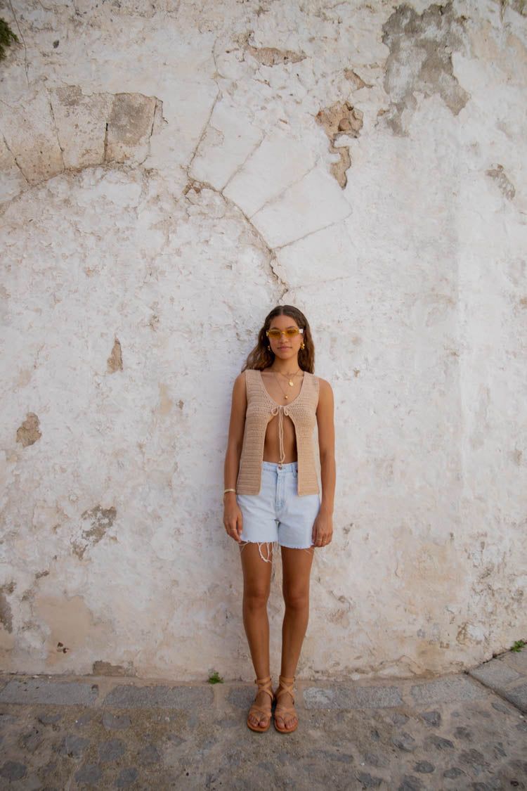 Styling Melody Crochet Top Mauve sold by Verge Girl product image thumbnail 5