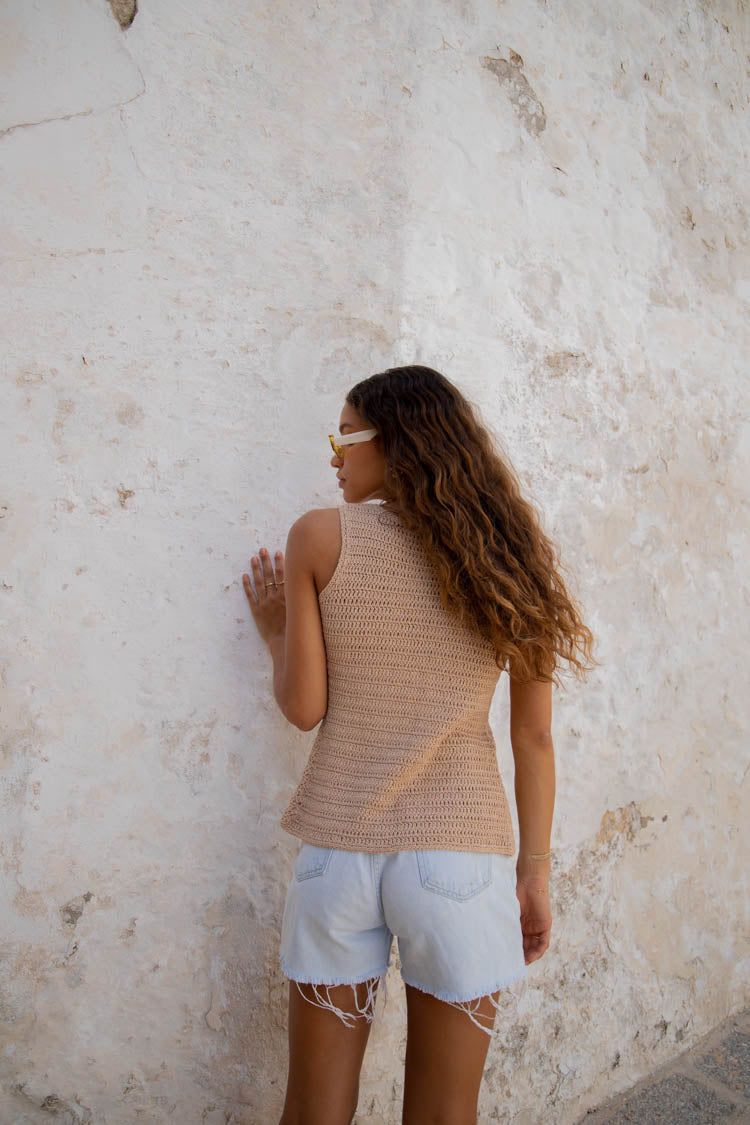 VRG GRL Styling Melody Crochet Top // Mauve sold by Verge Girl product image thumbnail 7