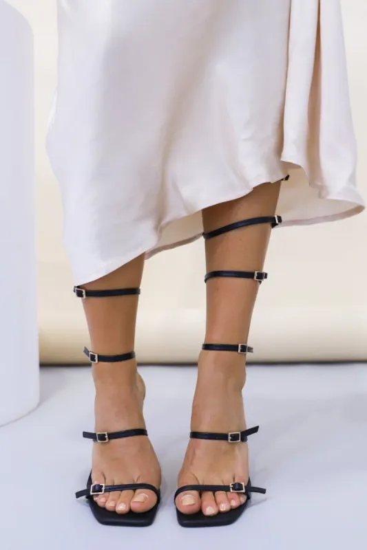 Billini Greyson Heels Black sold by Verge Girl