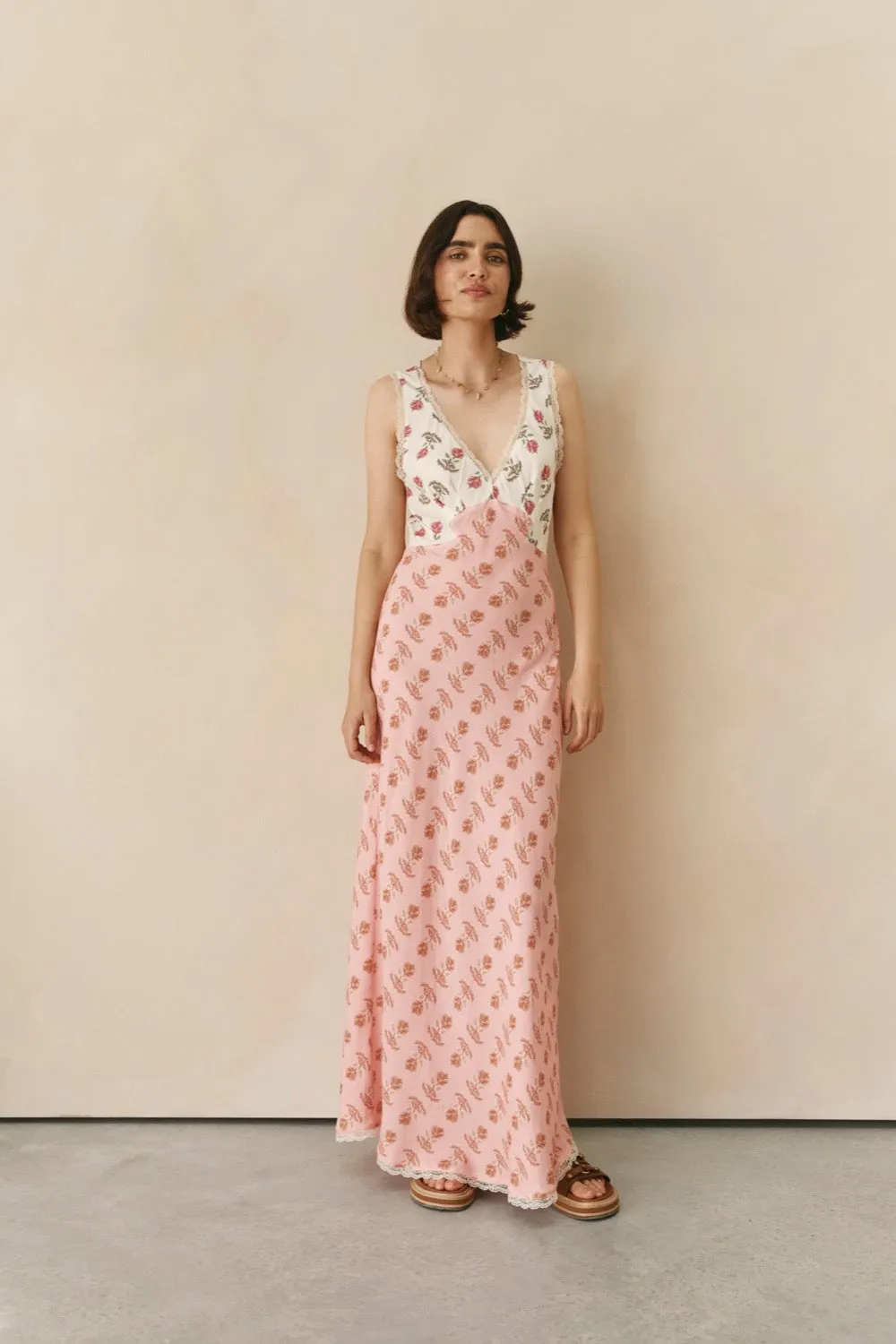 Novella Bias Cut Maxi Dress Boheme sold by Verge Girl product image thumbnail 4