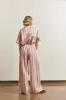 Raya Linen Pants Pink Stripe sold by Verge Girl