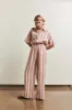 Raya Linen Pants Pink Stripe sold by Verge Girl