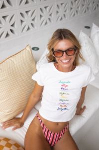 VRG GRL Amore Mio Bikini Bottom // Stripe sold by Verge Girl