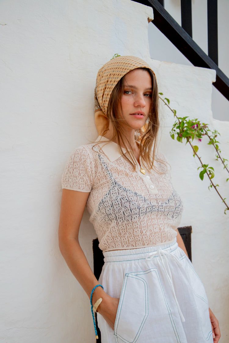 VRG GRL Kind Of Dream Knit Top // Nude sold by Verge Girl