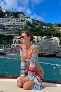 VRG GRL Work Of Art Crochet Maxi Dress // Multi sold by Verge Girl