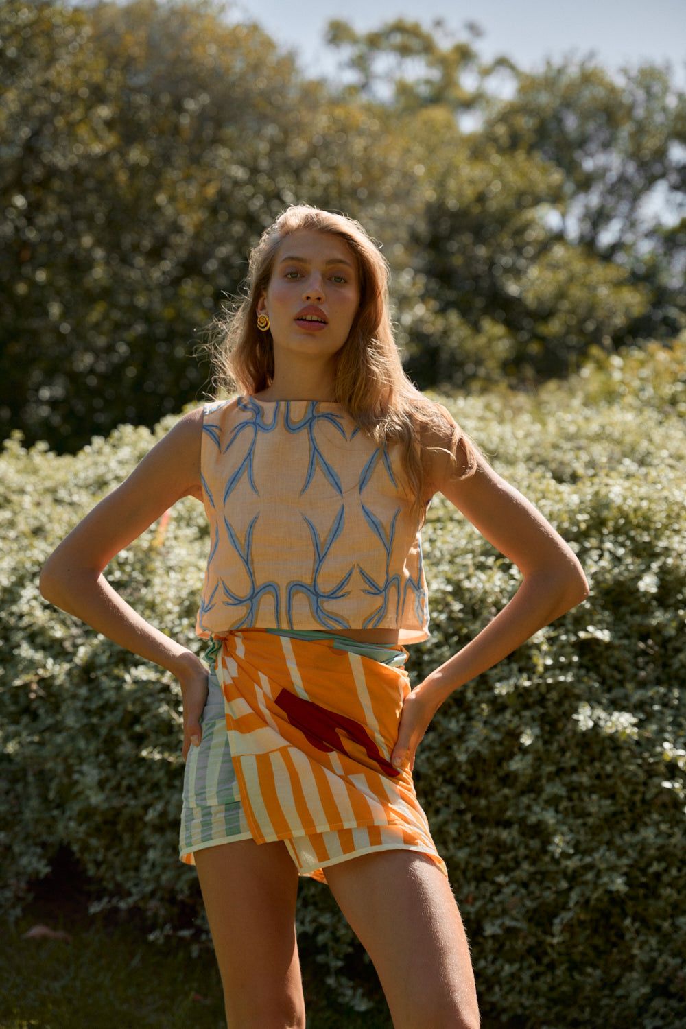 Zeila Linen Top X Emma Rushton sold by Verge Girl product image thumbnail 2