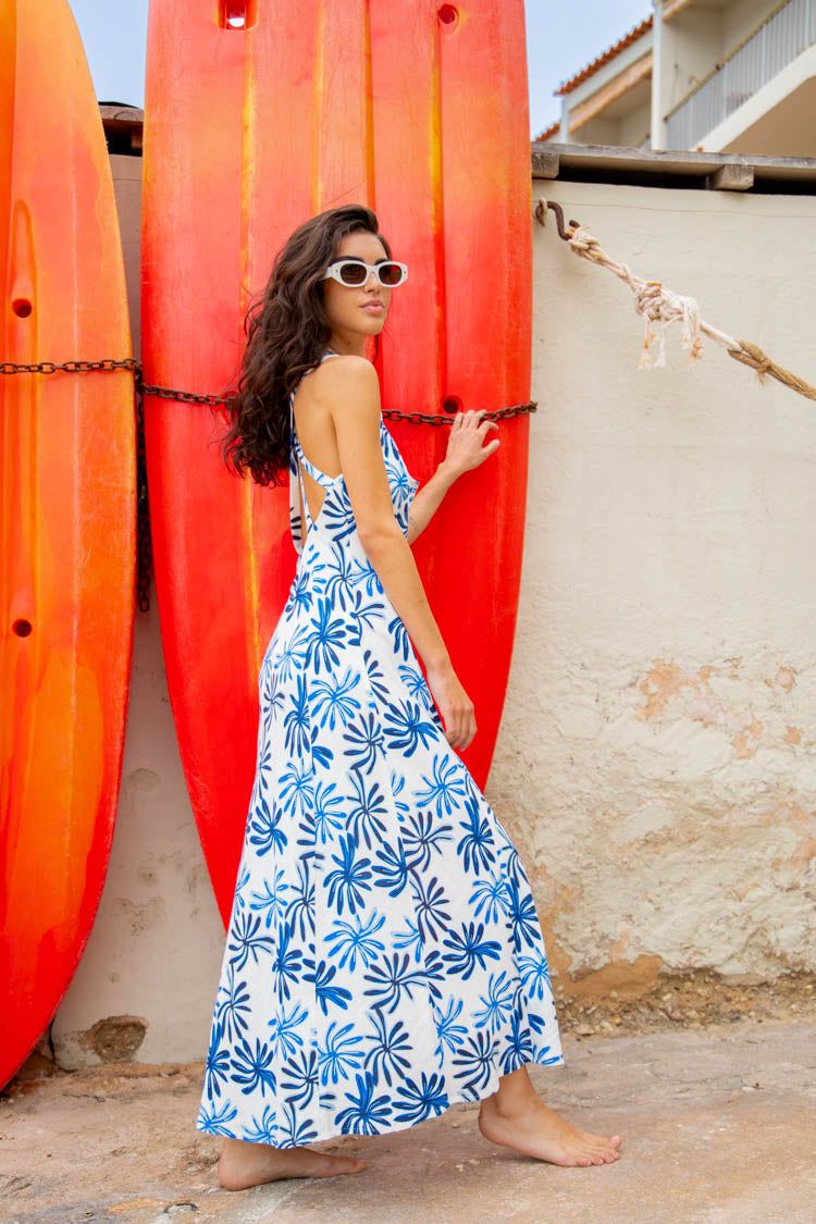 Rosolina Bias Cut Maxi Dress Floral sold by Verge Girl product image thumbnail 3