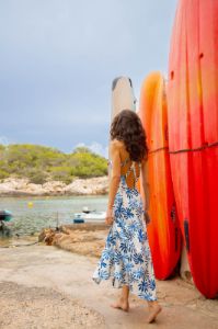 Rosolina Bias Cut Maxi Dress Floral sold by Verge Girl