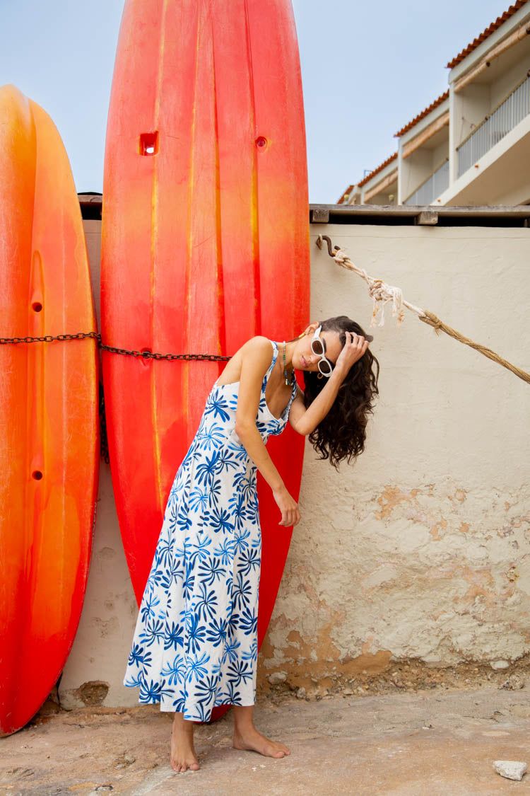 Rosolina Bias Cut Maxi Dress Floral sold by Verge Girl product image thumbnail 4