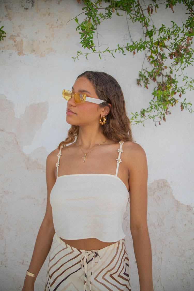 Floria Cami Cream sold by Verge Girl