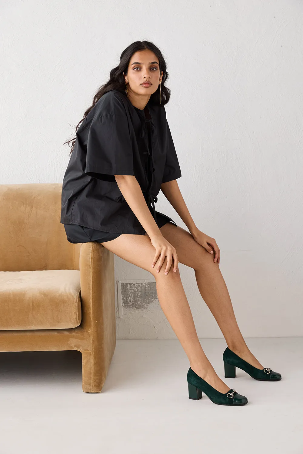 Naomi Smock Top Black sold by Verge Girl product image thumbnail 3